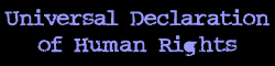 Universal Declaration of Human Rights